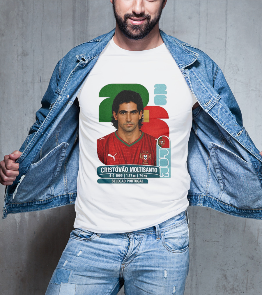 Cristóvão Moltisanto Seleção Portugal 2026 Soccer Card T-Shirt