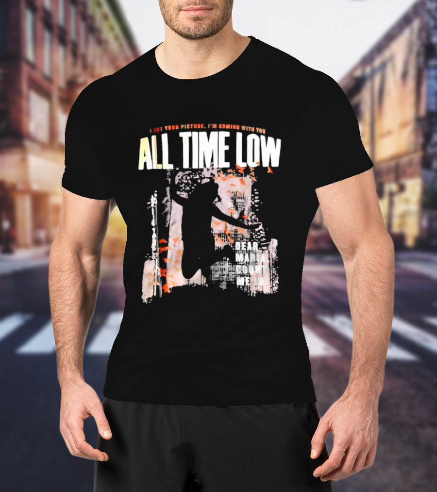 All Time Low I Got Your Picture Dear Maria Count Me In Butterfly Aesthetic T-Shirt