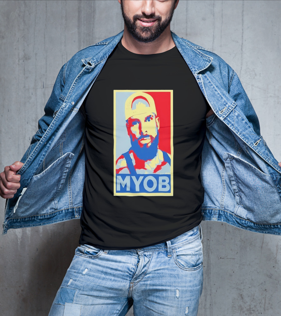 MYOB Bearded Man Hope Style Mind Your Own Business T-Shirt