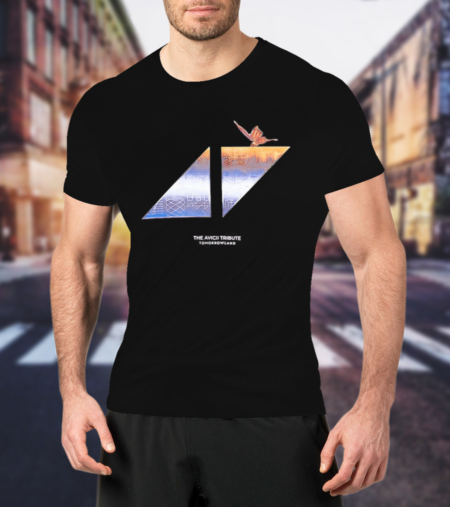 Tomorrowland X Avicii Tribute Butterfly T-Shirt