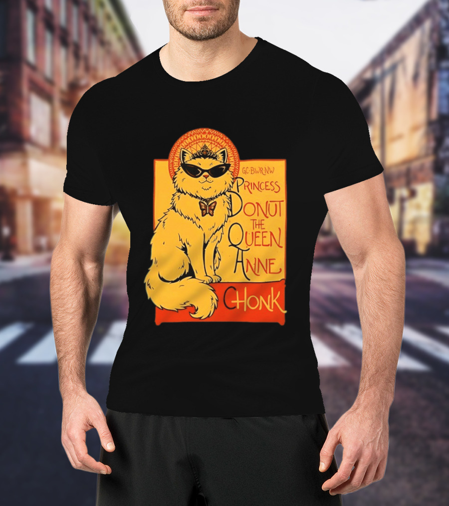 Princess Donut The Queen Anne Chonk Dungeon Crawler Carl Cat T-Shirt