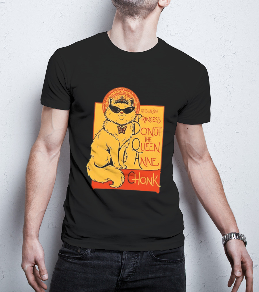 Princess Donut The Queen Anne Chonk Dungeon Crawler Carl Cat T-Shirt