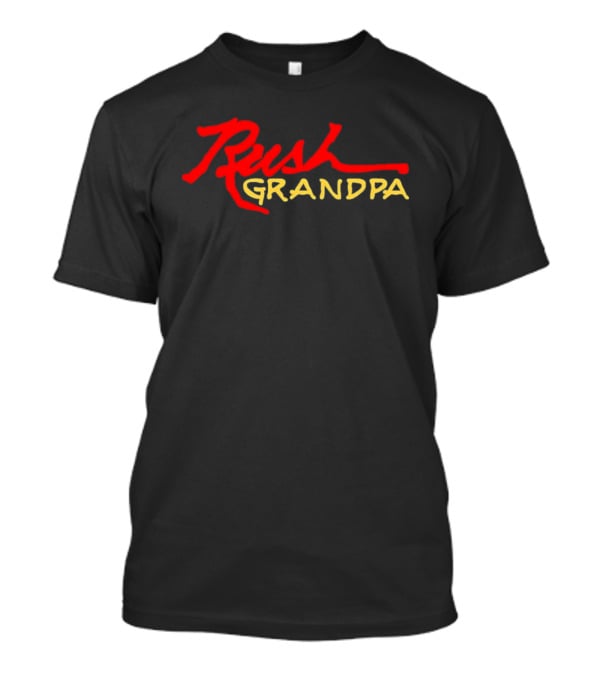 Rush Grandpa Rock Music Grandfather Band Fans T-Shirt