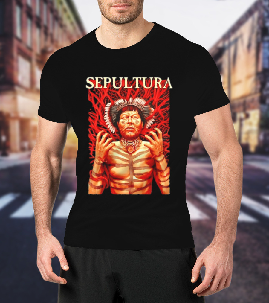 Sepultura Heavy Metal Roots Indigenous T-Shirt