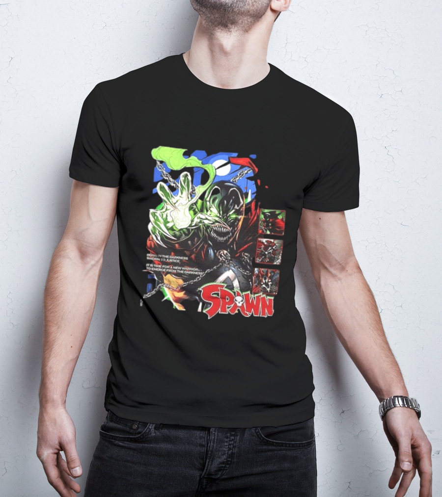 Spawn Born In The Darkness Sworn To Justice New Warrior Emerges T-Shirt