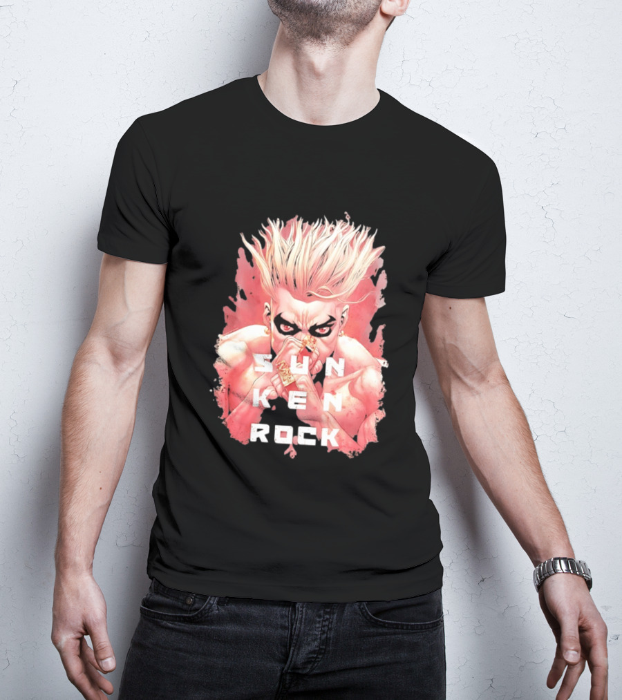 Sun Ken Rock Ken Kitano Manga Boichi Anime Intense Look T-Shirt