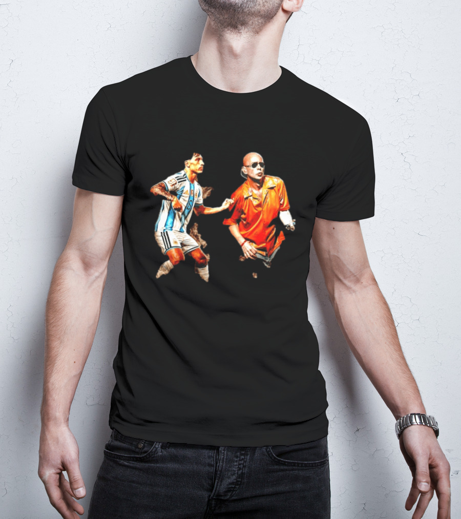 Lisandro Martinez Argentina Jersey Carlos Indio Solari T-Shirt