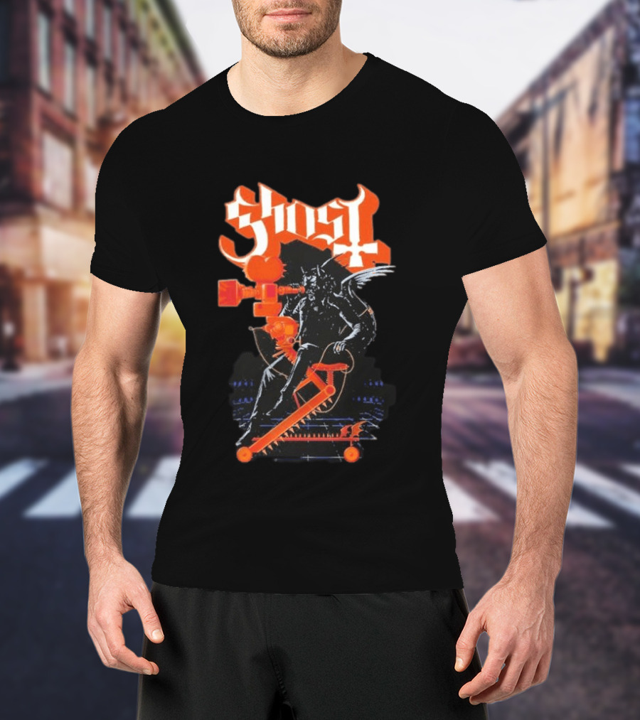 Original Ghost Auteur V The Nameless Ghouls Cinematic Camera Wings T-Shirt