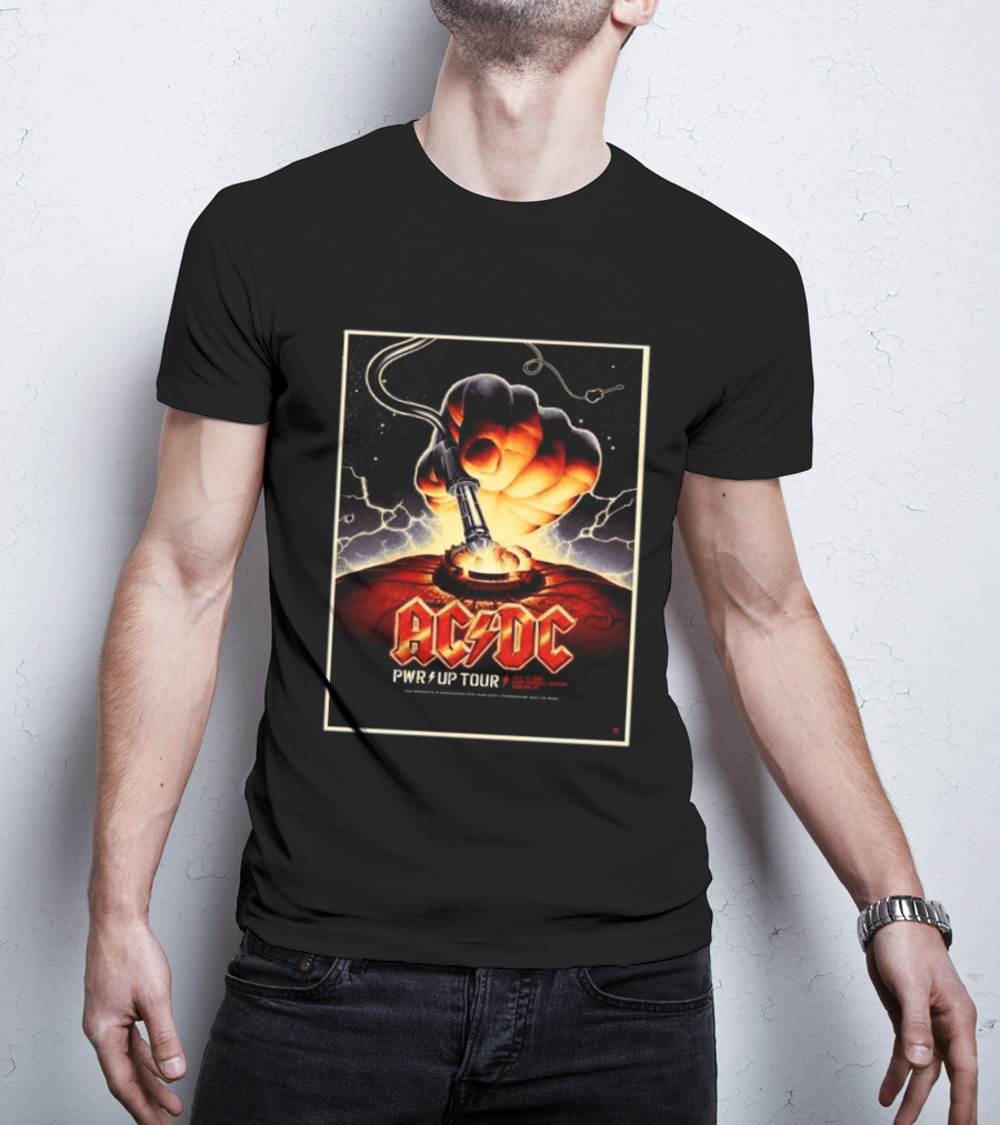 ACDC PWR Up Tour 2026 Camp Randall Stadium Madison Wisconsin July 19 Exclusive Event T-Shirt