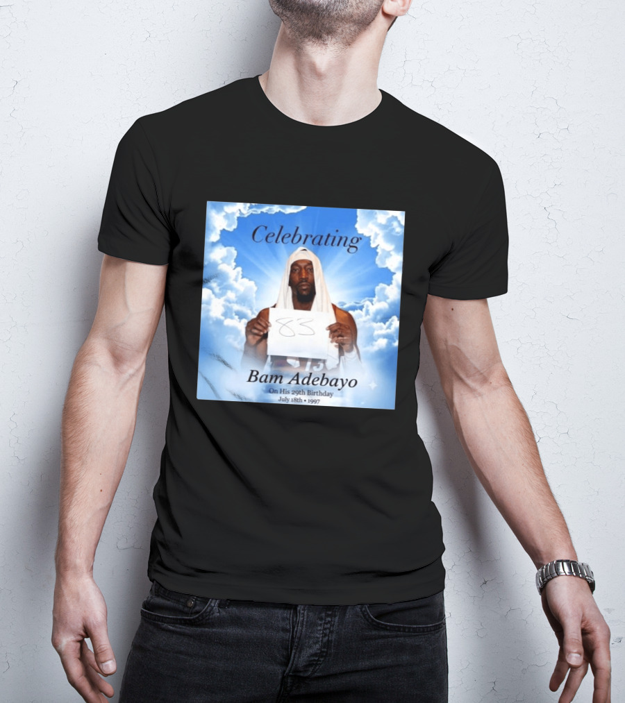 Celebrating Bam Adebayo 83 On His 29th Birthday July 18th 1997 T-Shirt