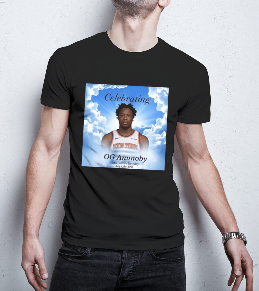 Celebrating OG Anunoby On His 28th Birthday July 17th 1997 New York Basketball T-Shirt