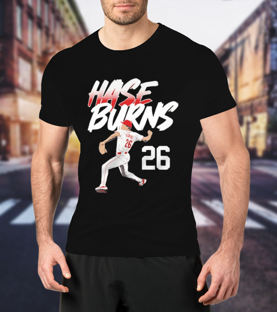 Chase Burns Cincinnati Reds Baseball Ace Number 26 T-Shirt