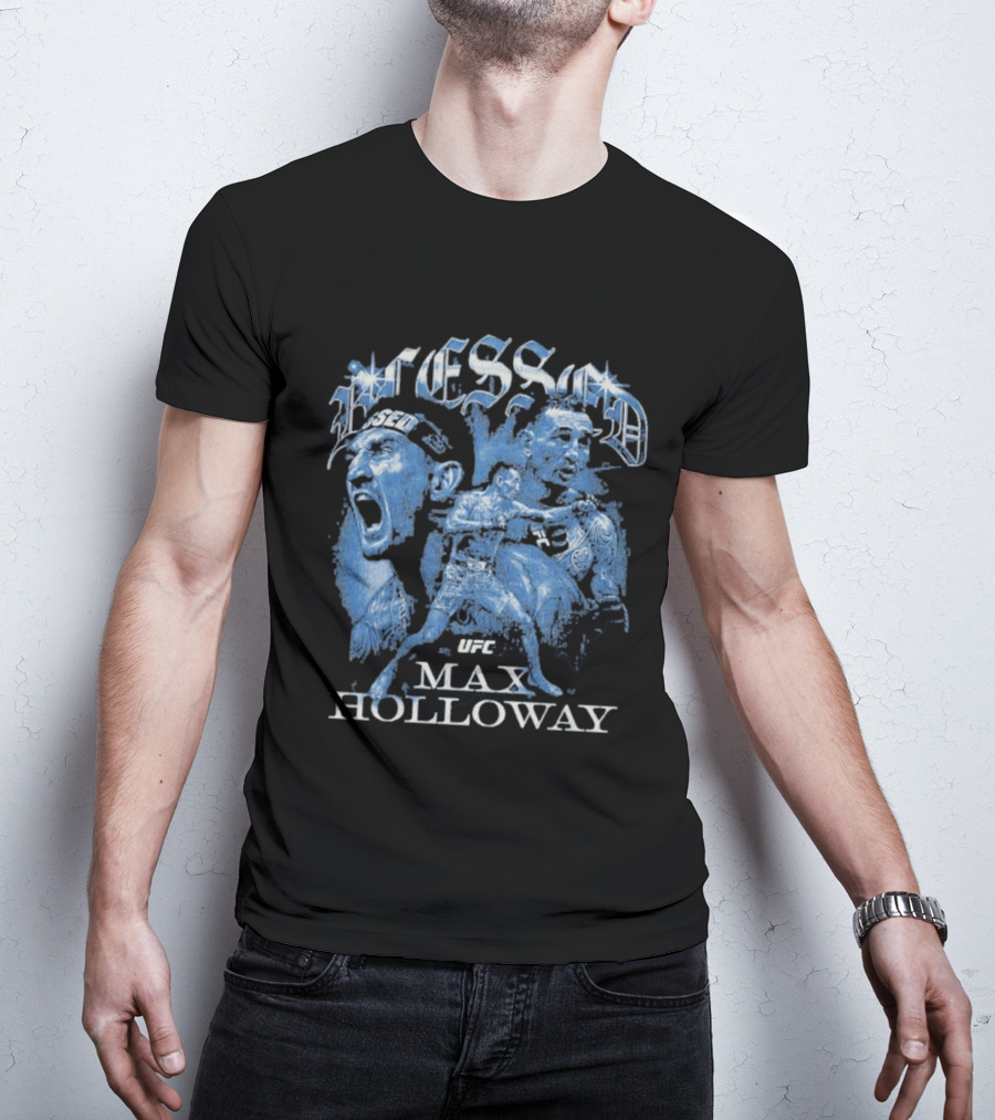 Blessed Max Holloway UFC Grunge T-Shirt
