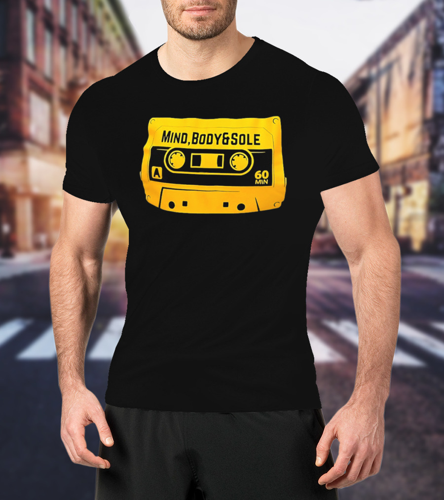 Mind Body & Sole Cassette Tape 60 Min Music T-Shirt