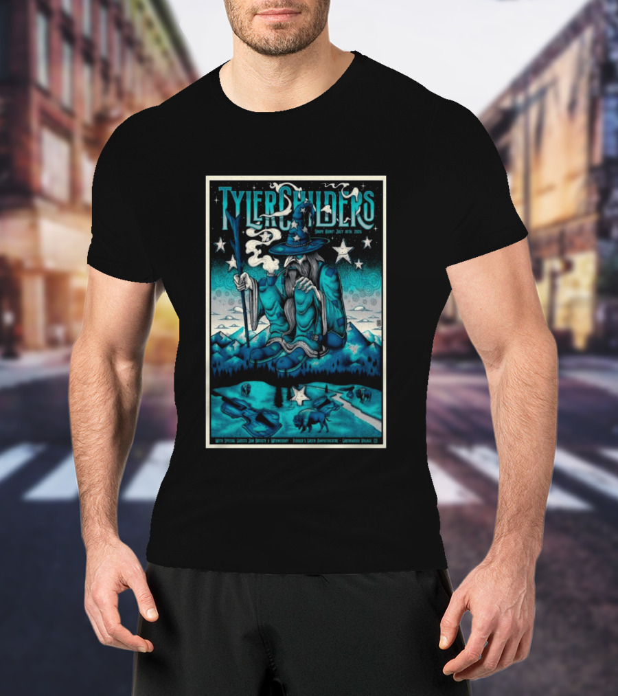 Tyler Childers Snipe Hunt July 18th 2026 Fiddler's Green Amphitheatre Greenwood Village CO T-Shirt