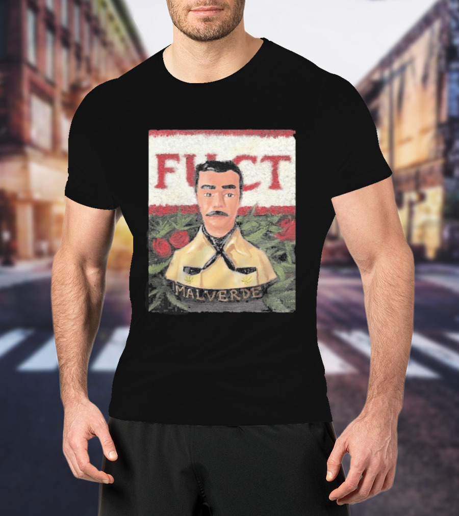 Fuct Malverde Red Roses T-Shirt