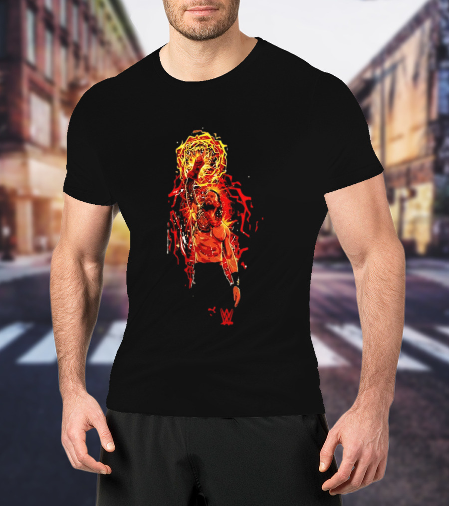 Roman Reigns WWE Aura Power T-Shirt