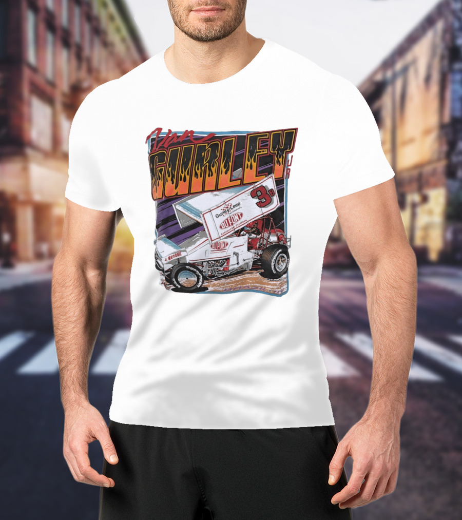Van Gurley Jr 3B Gurley Leep Motorsports DuPont Sprint Car Racing Kendall T-Shirt