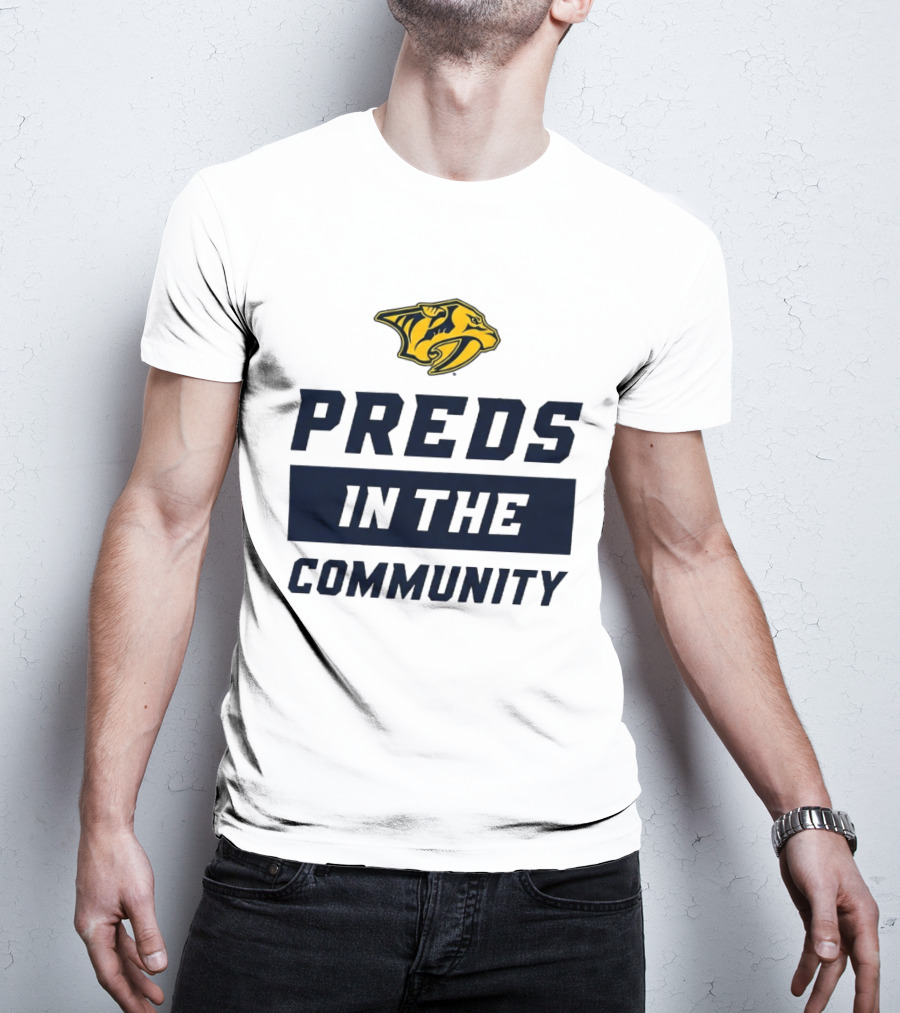 Nashville Predators 2026 Preds In The Community Initiative T-Shirt
