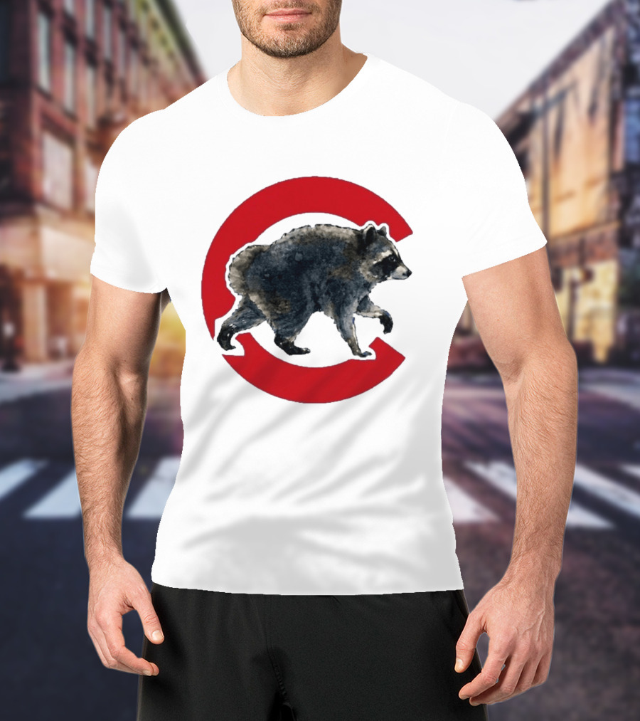 Cubs C Raccoon Jimothy T-Shirt