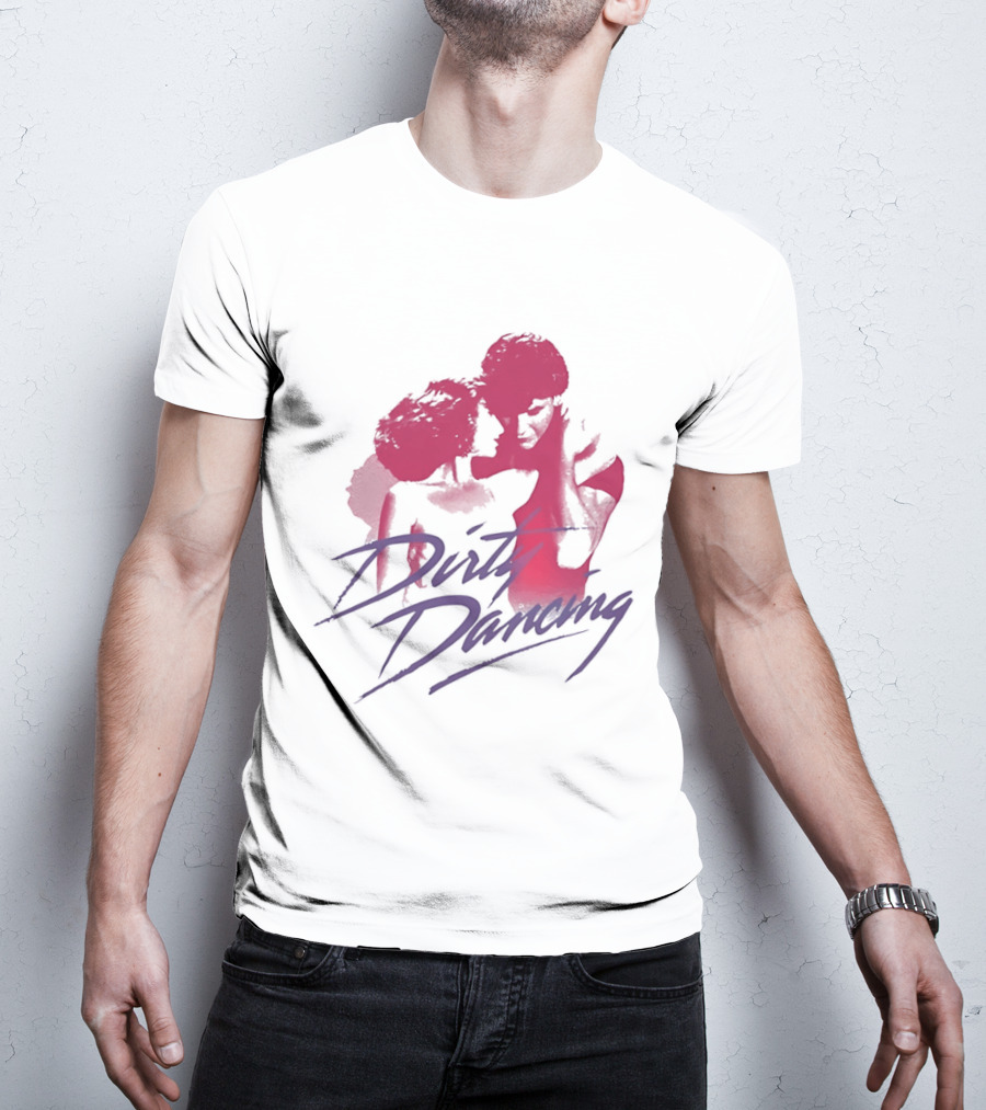 Dirty Dancing Patrick Swayze Jennifer Grey Romantic Lift Scene T-Shirt