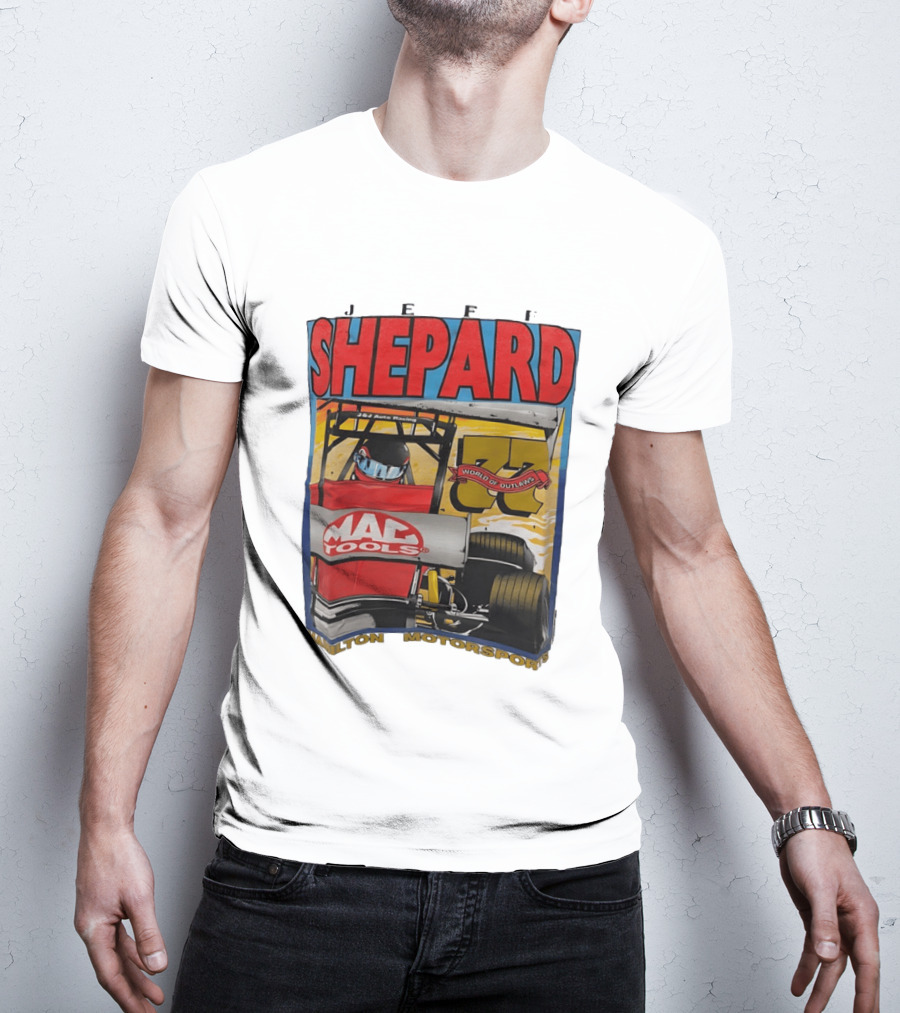 Jeff Shepard Mac Tools World Of Outlaws Racing Hamilton Motorsports T-Shirt