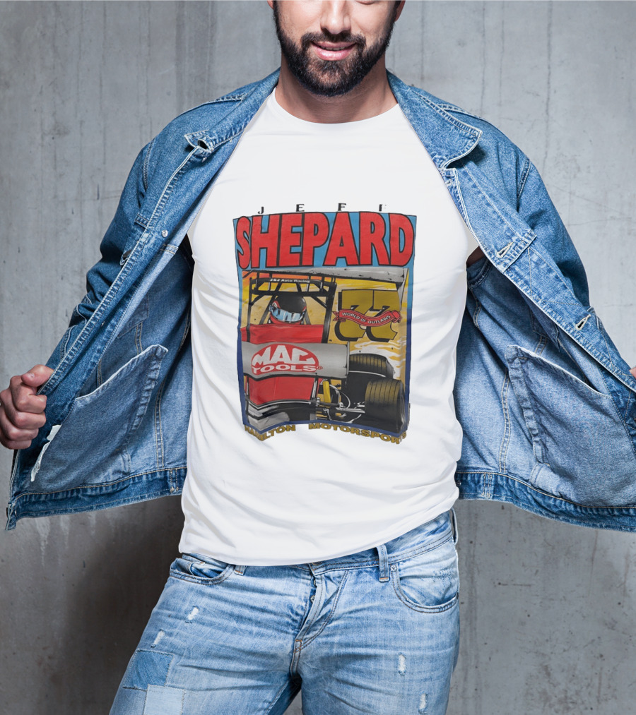Jeff Shepard Mac Tools World Of Outlaws Racing Hamilton Motorsports T-Shirt