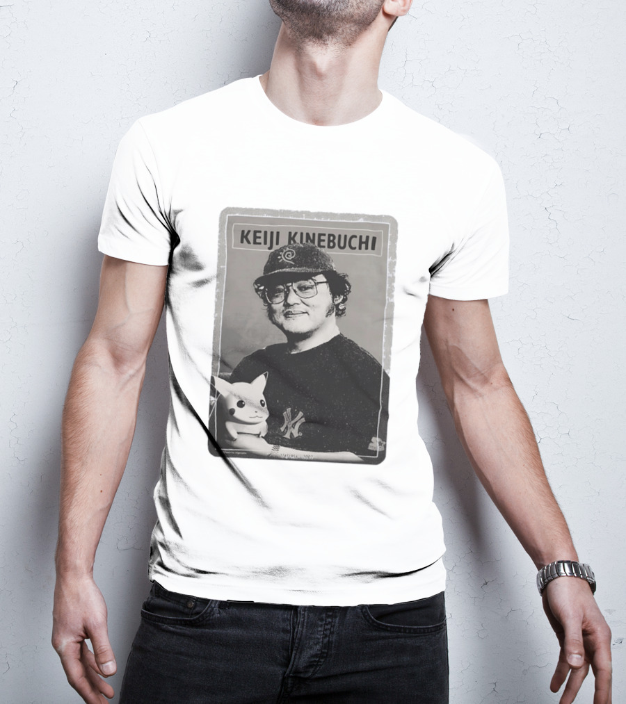 KEIJI KINEBUCHI Memorial 1956 2002 Pikachu NY Yankees Hat T-Shirt