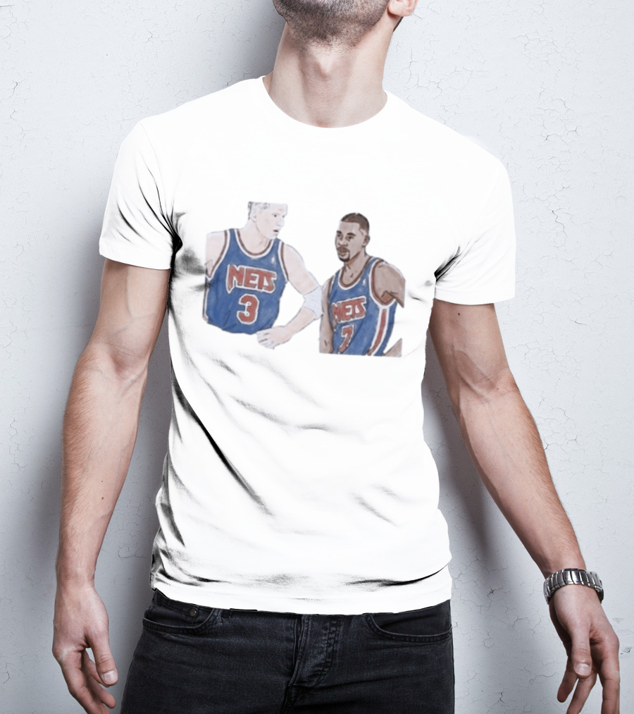 Kenny Anderson And Dražen Petrović Nets 3 And 7 Jerseys T-Shirt