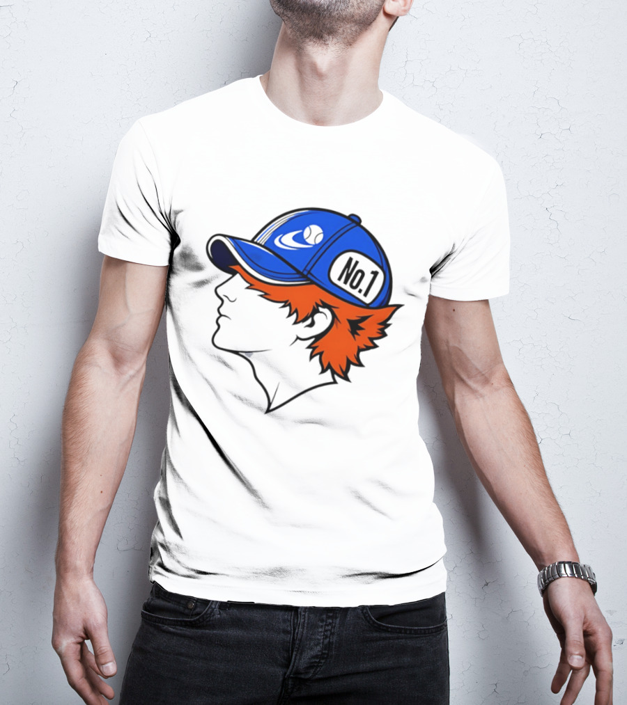 No1 Tennis Player Profile Athlete Sports Baseball Cap T-Shirt