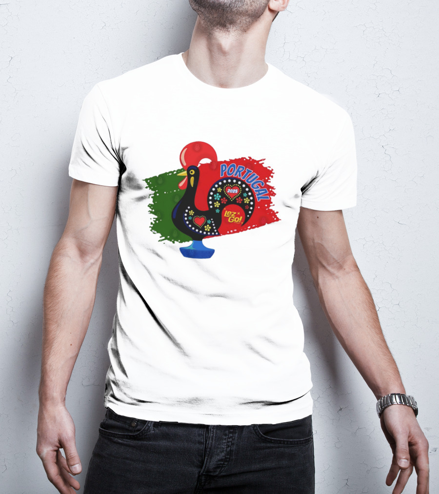 Portugal 2025 Lez Go Galo De Barcelos Rooster T-Shirt