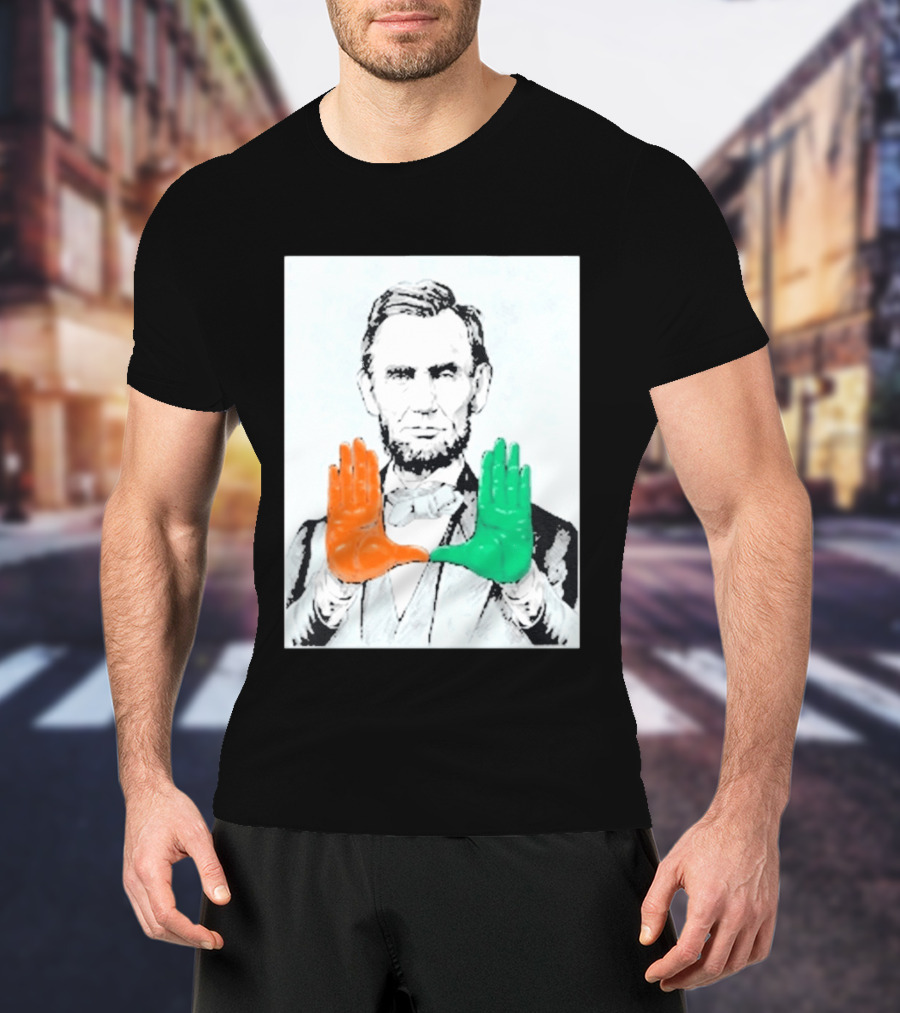 Abraham Lincoln Miami Hurricanes U Hands T-Shirt