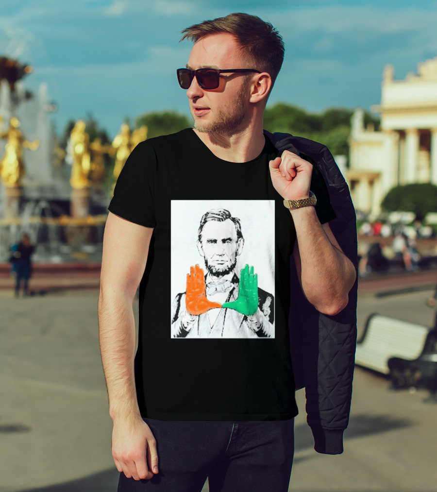 Abraham Lincoln Miami Hurricanes U Hands T-Shirt