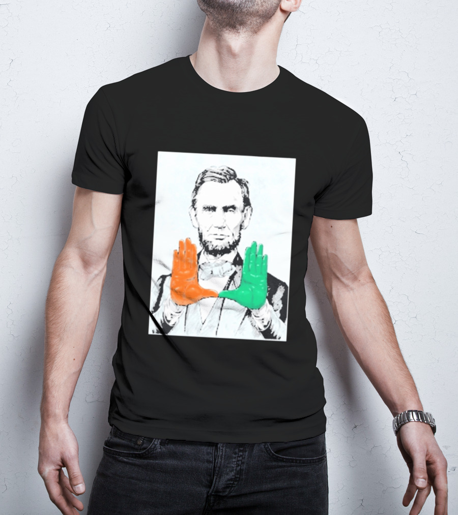 Abraham Lincoln Miami Hurricanes U Hands T-Shirt