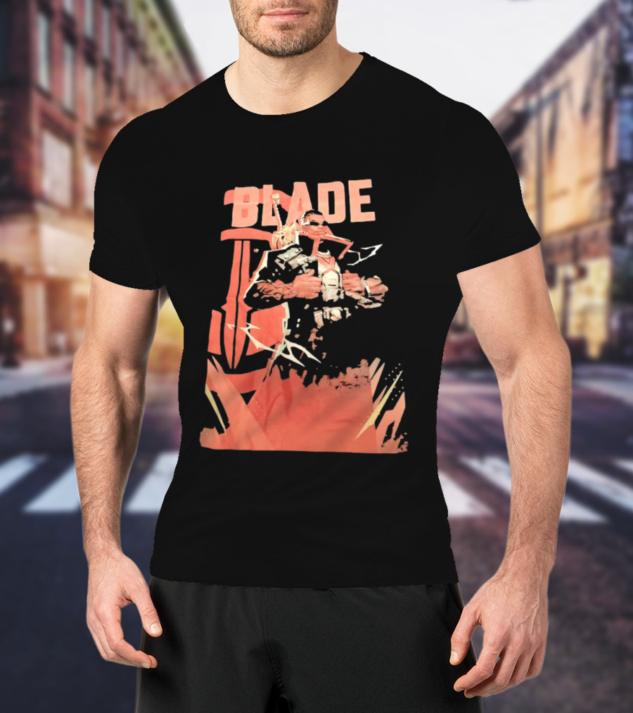 Blade Marvel Comic Vampire Hunter T-Shirt