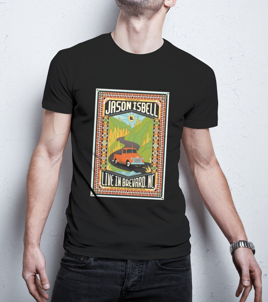 An Evening With Jason Isbell Live In Brevard NC July 19 2026 Brevard Music Center Tour T-Shirt