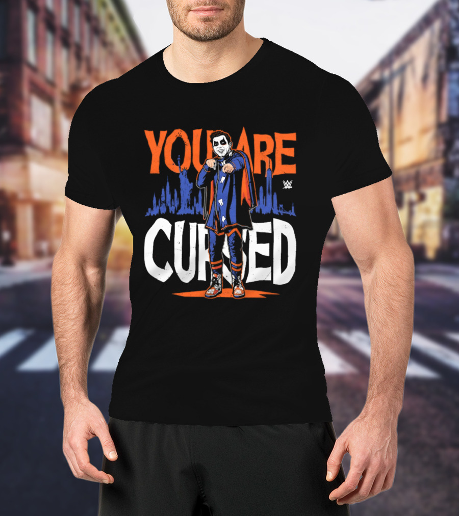 Danhausen WWE NYC You Are Cursed Skyline T-Shirt