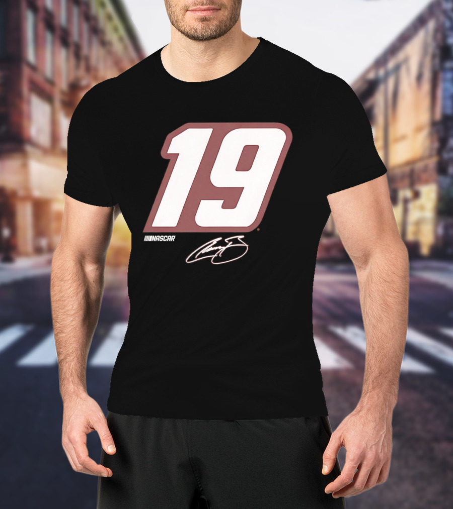 NASCAR Number 19 Racing Motorsport Signature Edition T-Shirt