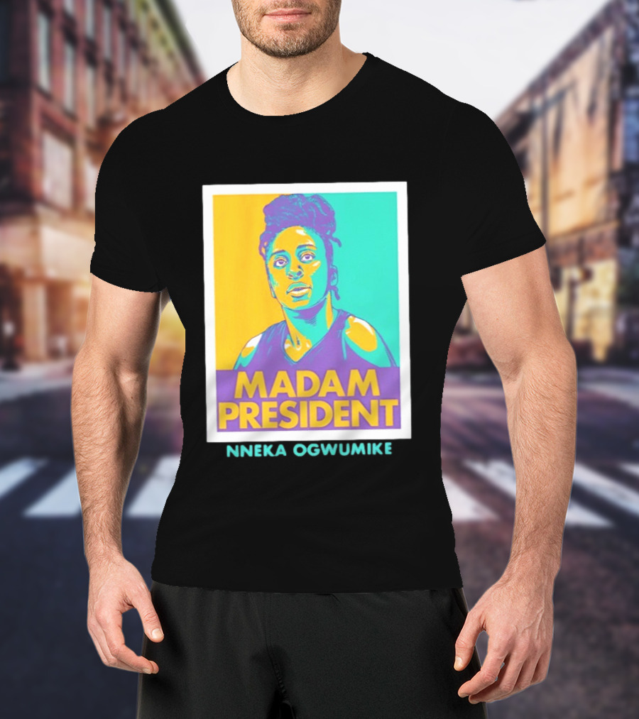 Nneka Ogwumike Madam President Los Angeles Sparks Heroic T-Shirt