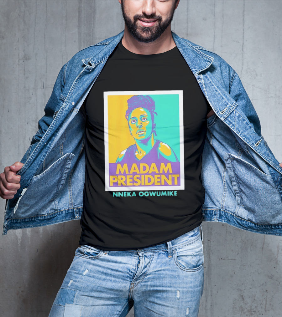 Nneka Ogwumike Madam President Los Angeles Sparks Heroic T-Shirt