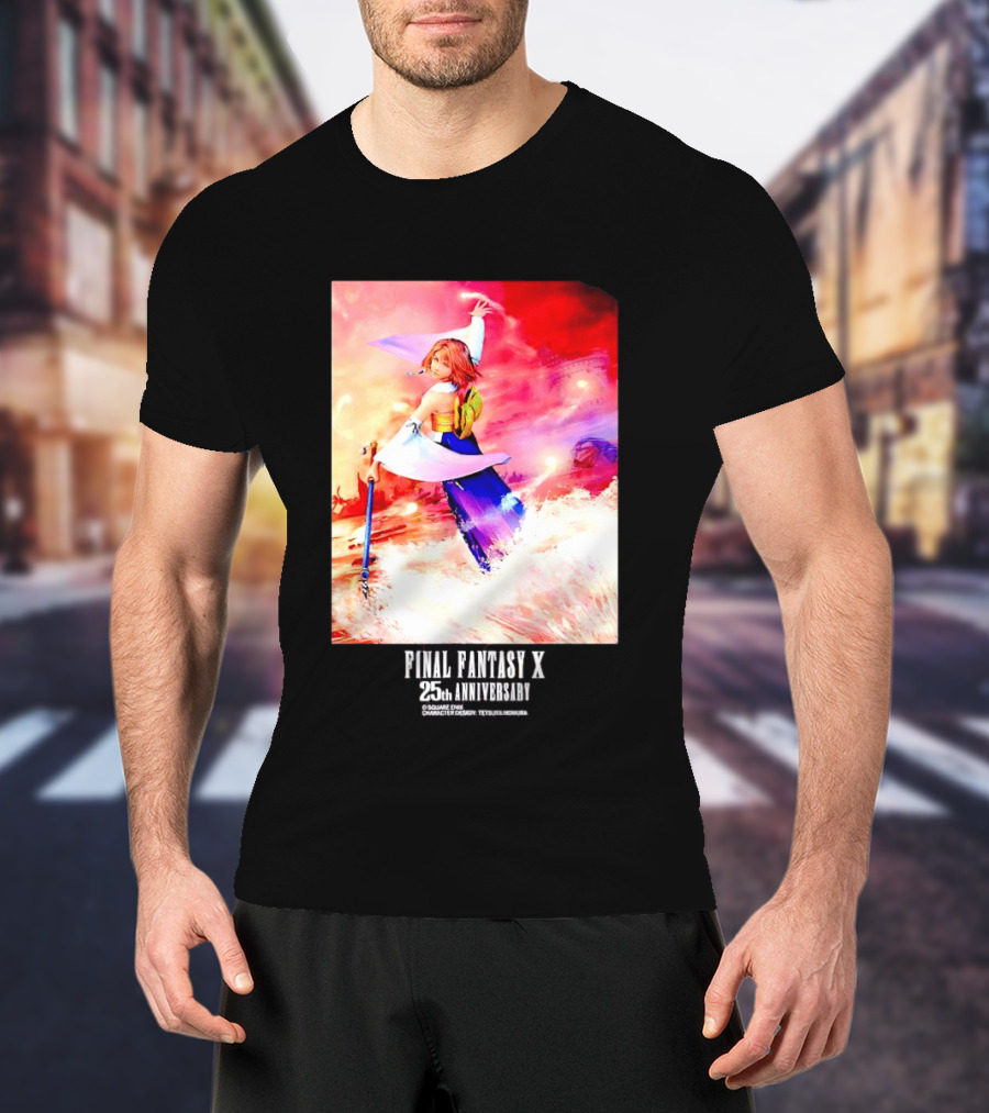 Final Fantasy X 25th Anniversary Yuna Square Enix T-Shirt