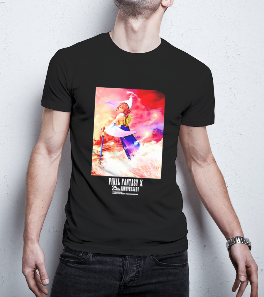 Final Fantasy X 25th Anniversary Yuna Square Enix T-Shirt
