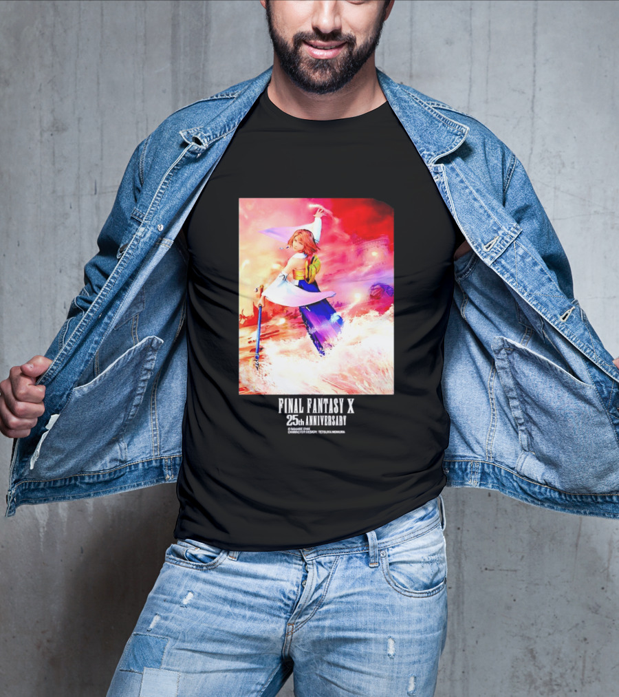 Final Fantasy X 25th Anniversary Yuna Square Enix T-Shirt