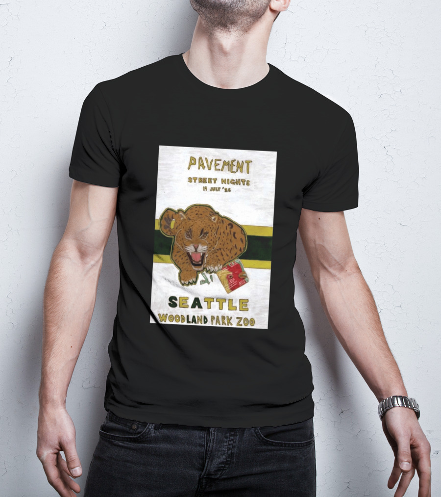 Pavement Street Nights Seattle Woodland Park Zoo July 19 2026 T-Shirt