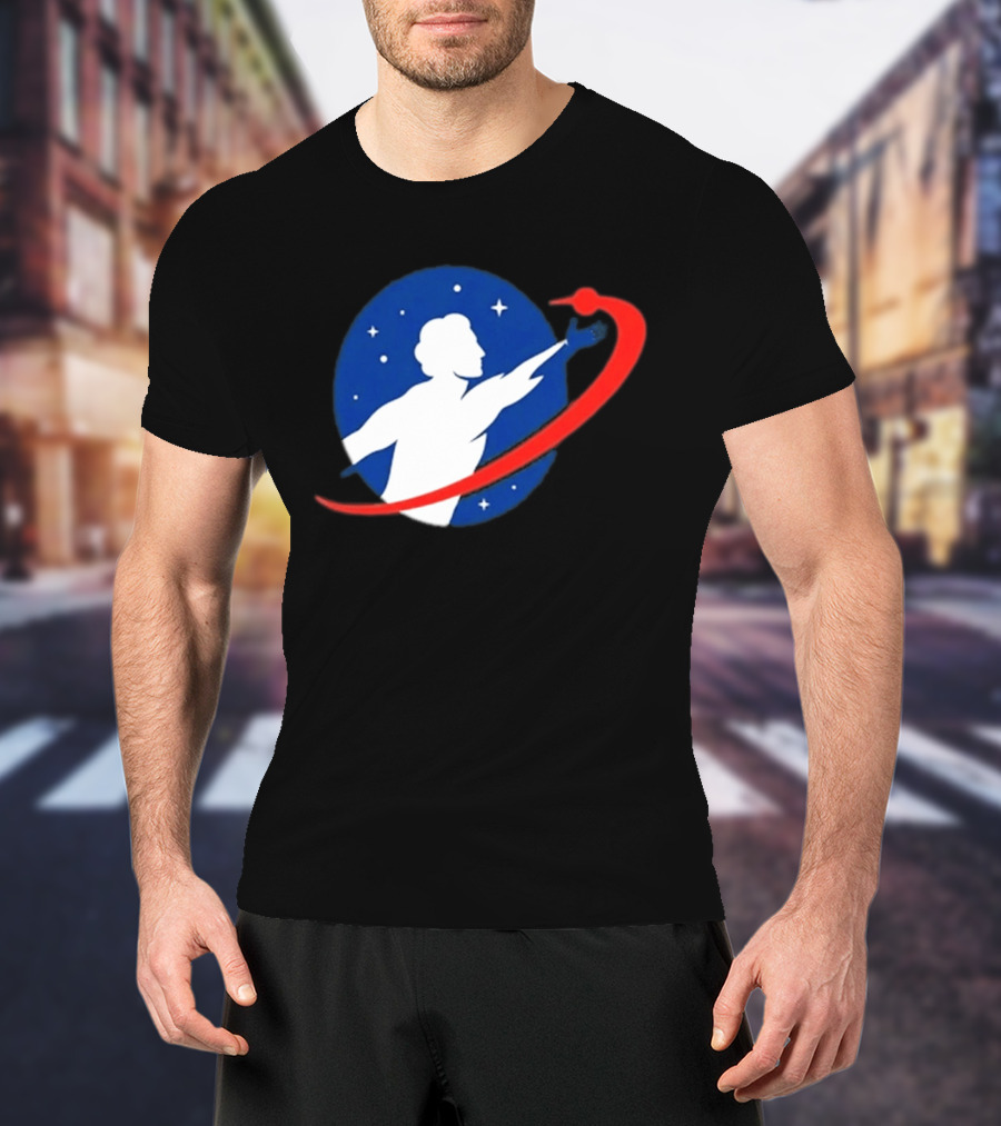NASA Astronaut Space Exploration Promethean Action Patch T-Shirt