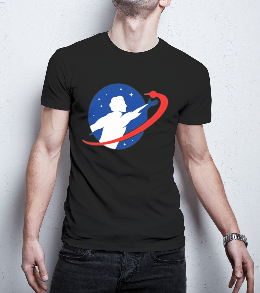 NASA Astronaut Space Exploration Promethean Action Patch T-Shirt