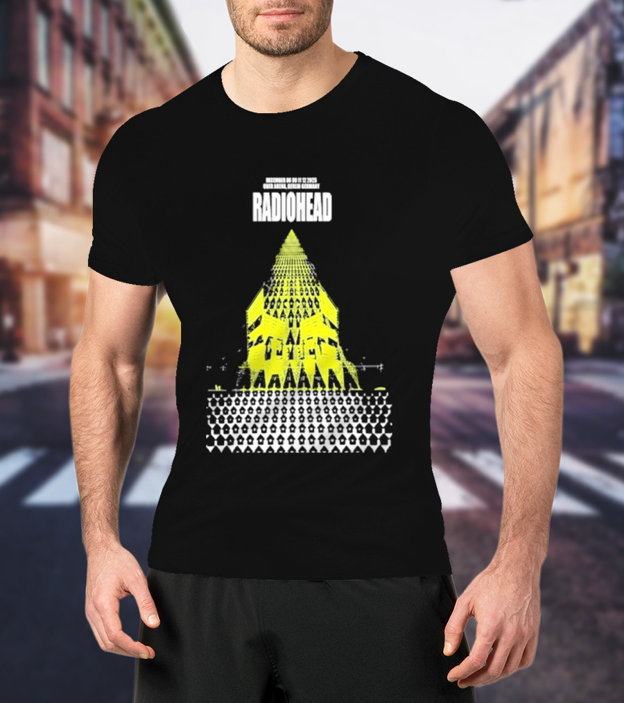 Radiohead Berlin 2025 Tour Dates Uber Arena Germany December 8 9 11 12 T-Shirt