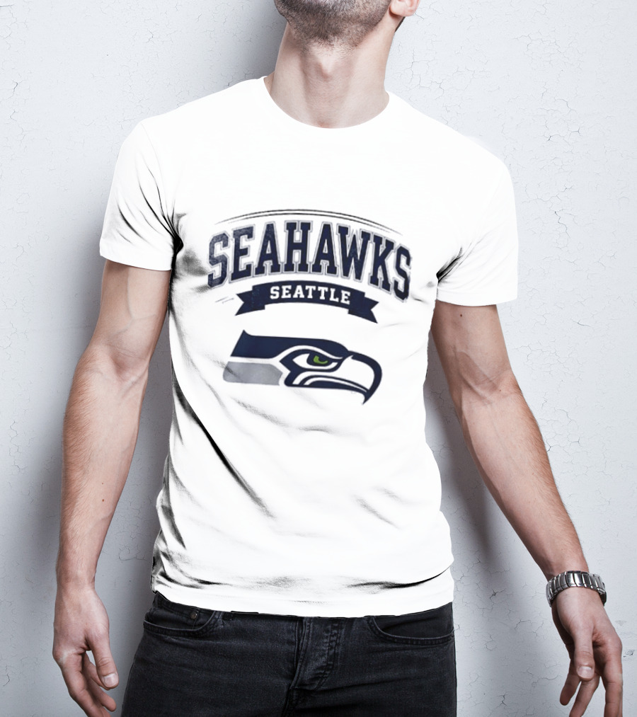 Seattle Seahawks X Ghostface Running Football T-Shirt