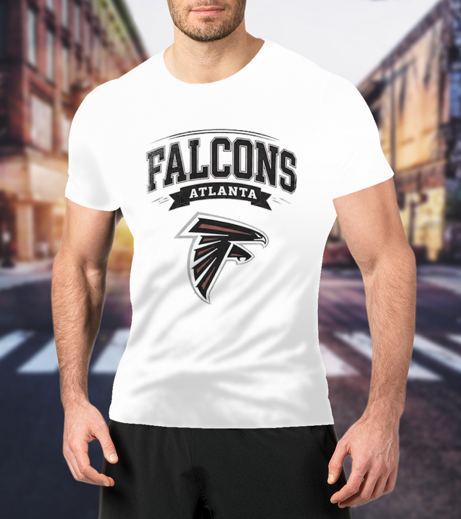 Atlanta Falcons Ghostface Running Football Collaboration Fan Gear T-Shirt