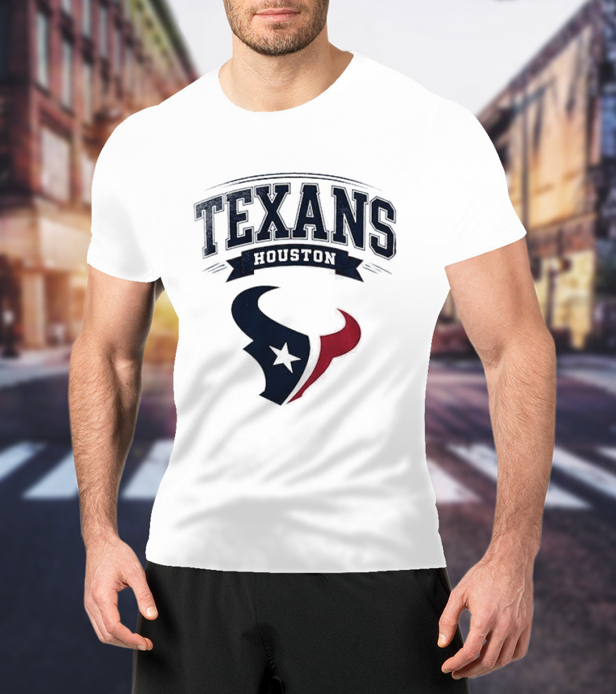 Houston Texans Ghostface Running Football T-Shirt